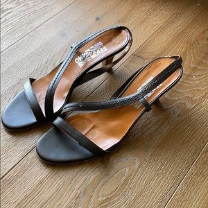 Ferragamo Women’s Strappy Kitten Heels